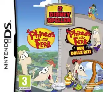 Phineas and Ferb - 2 Disney Games (Europe) (En,Fr,De,Es,It,Nl) (NDSi Enhanced)-Nintendo DS